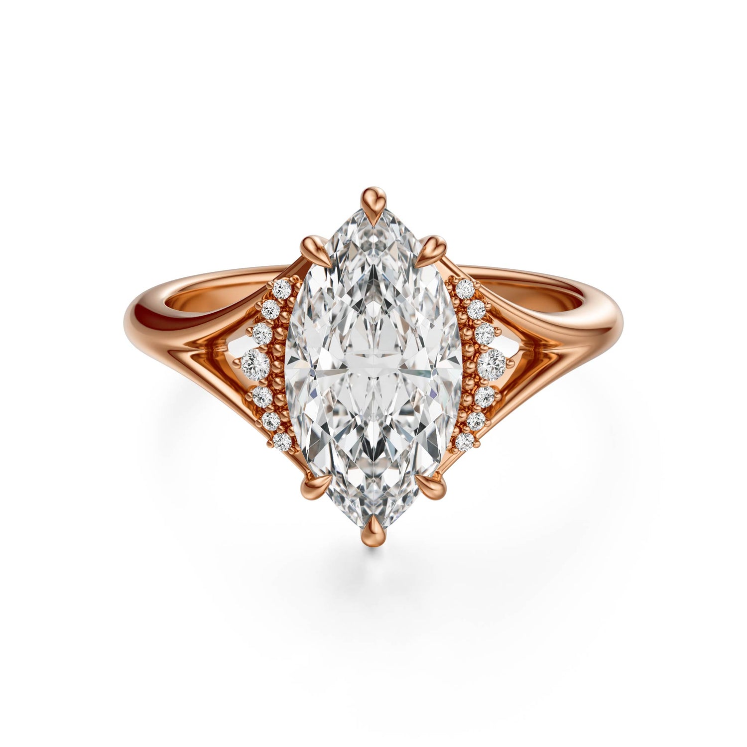 The Serendipity Ring | Marquise | Setting Only - Lavender Creek Gems 