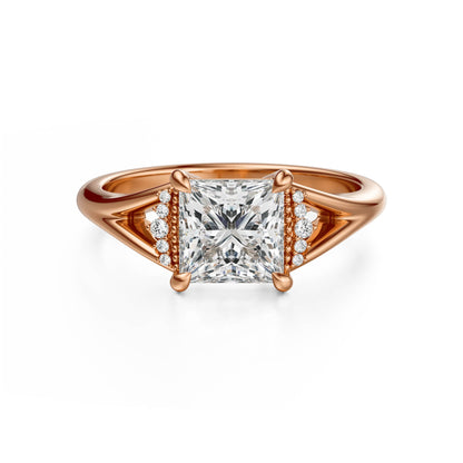 The Serendipity Ring | Princess | Setting Only - Lavender Creek Gems 