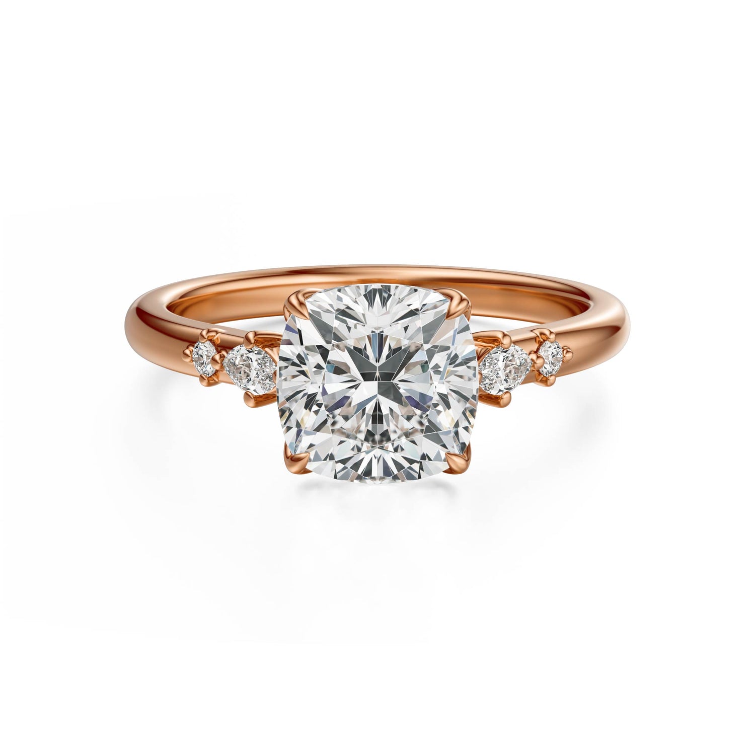 The Skye Ring | Cushion | Setting Only - Lavender Creek Gems 