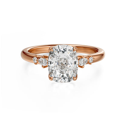 The Skye Ring | Elongated Cushion | Setting Only - Lavender Creek Gems 