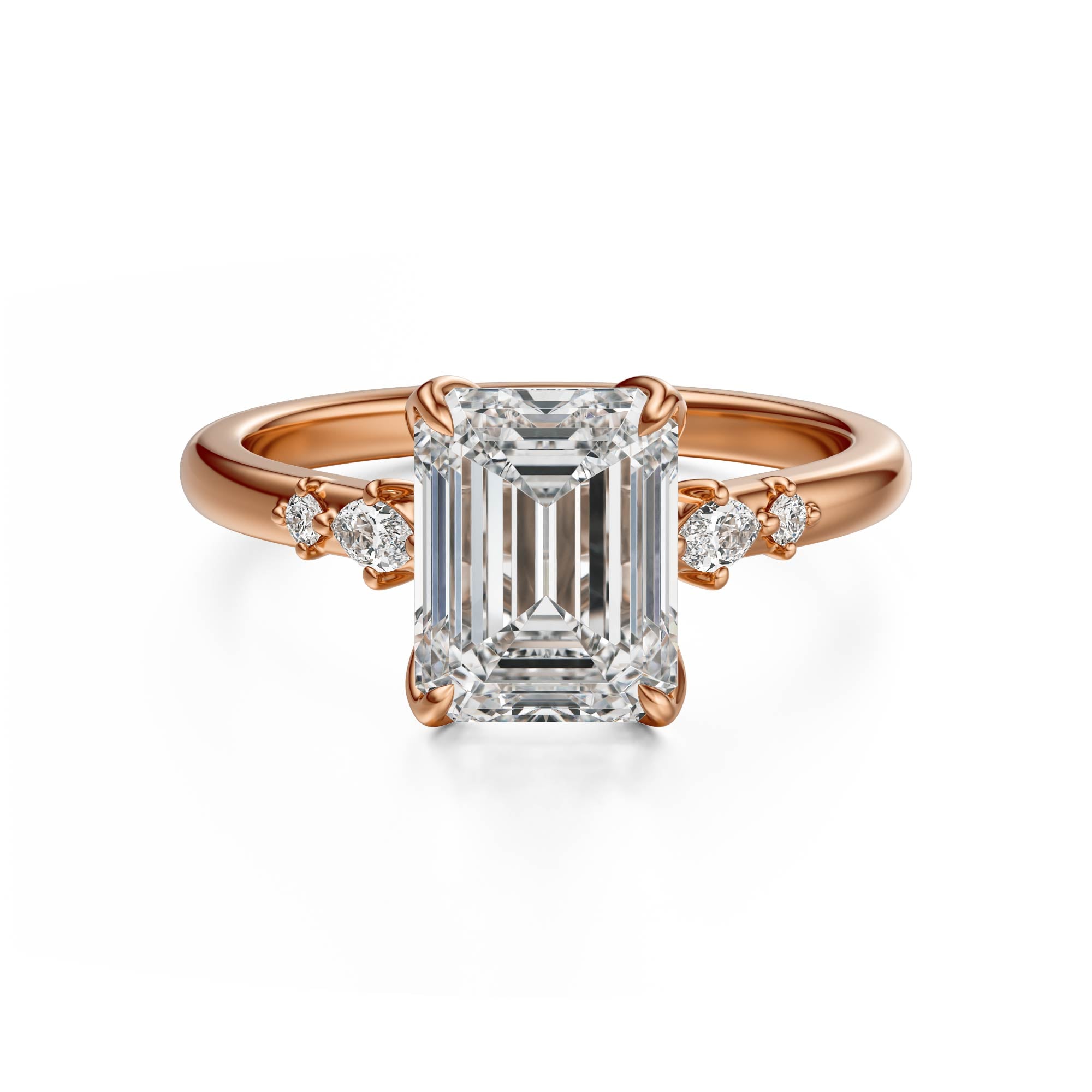 The Skye Ring | Emerald Cut - Lavender Creek Gems 