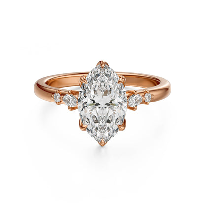 The Skye Ring | Marquise | Setting Only - Lavender Creek Gems 
