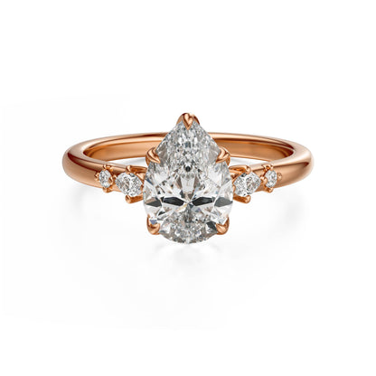 The Skye Ring | Pear | Setting Only - Lavender Creek Gems 