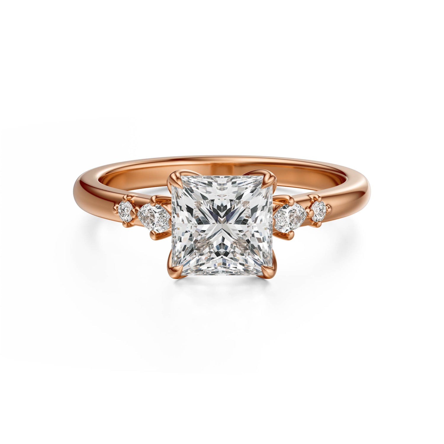 The Skye Ring | Princess | Setting Only - Lavender Creek Gems 