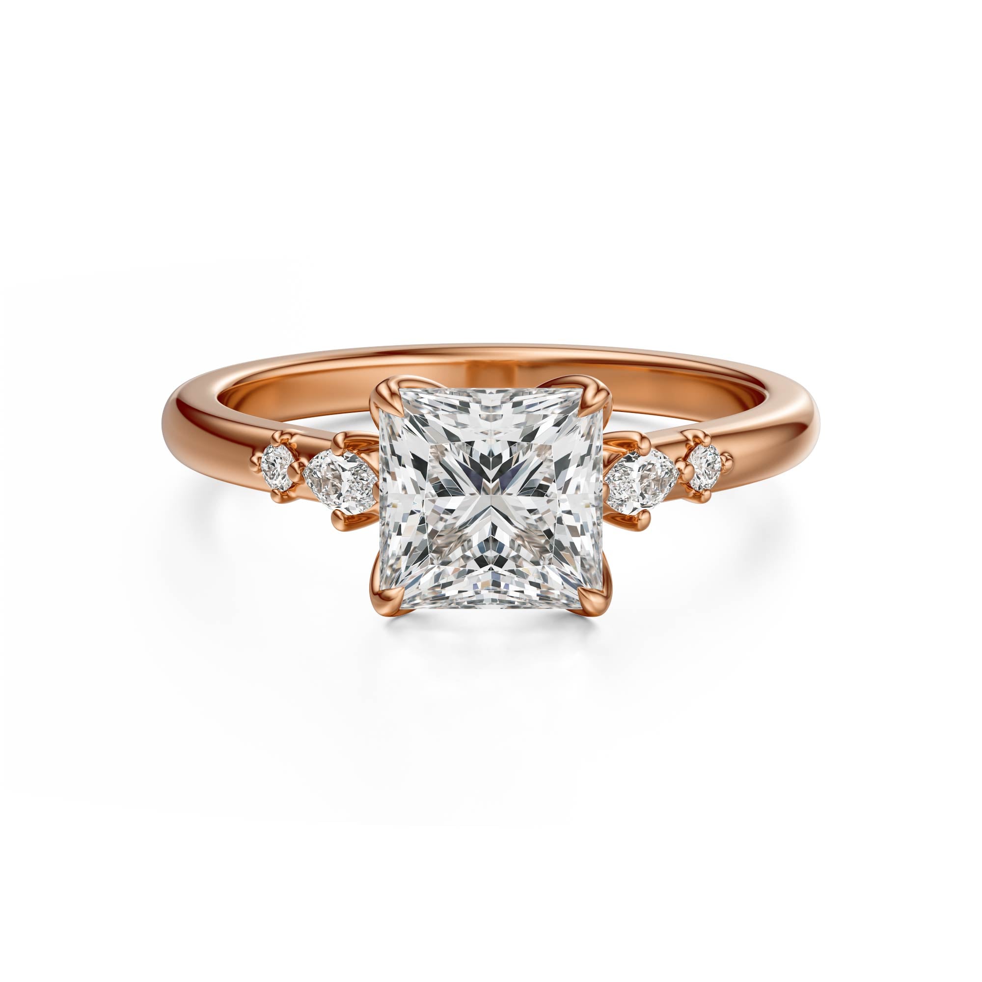 The Skye Ring | Princess | Setting Only - Lavender Creek Gems 