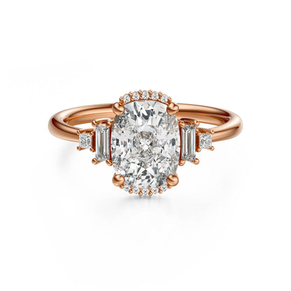 The Sura Ring | Elongated Cushion | Setting Only