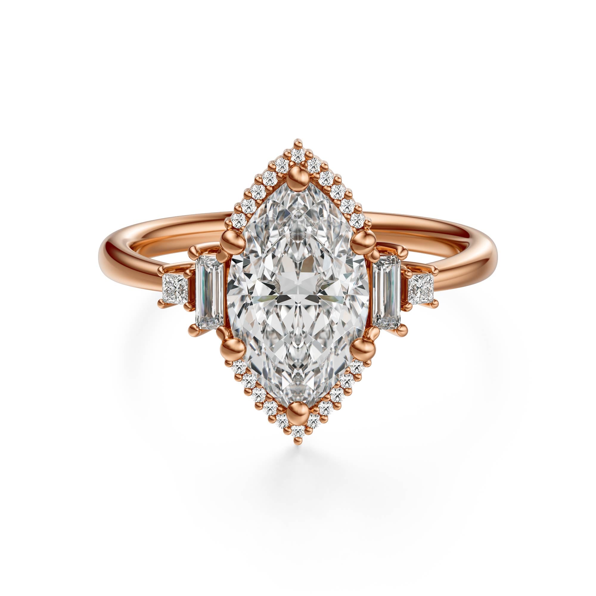 The Sura Ring | Marquise | Setting Only