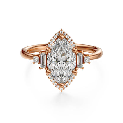 The Sura Ring | Marquise | Setting Only
