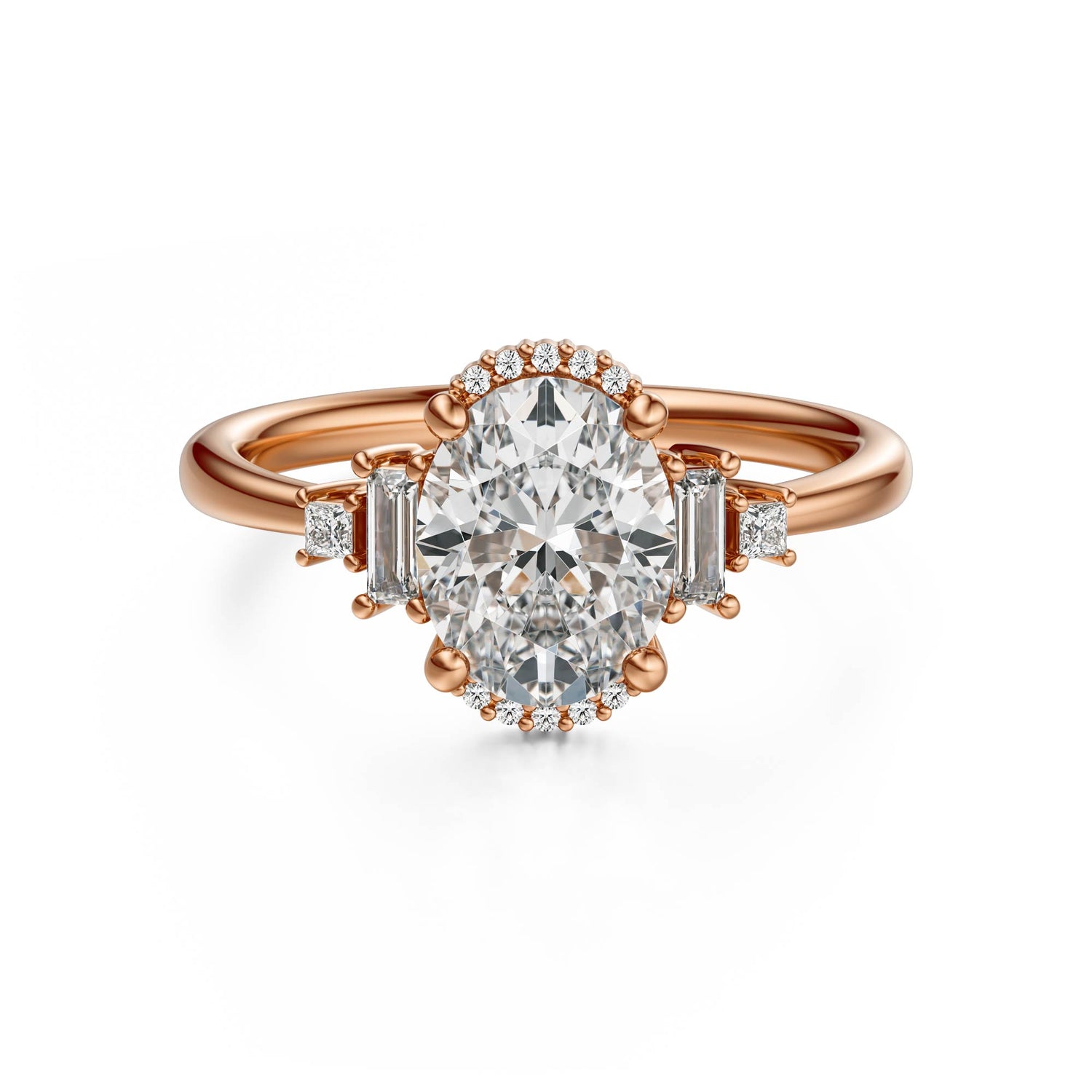 The Sura Ring | Oval | Setting Only