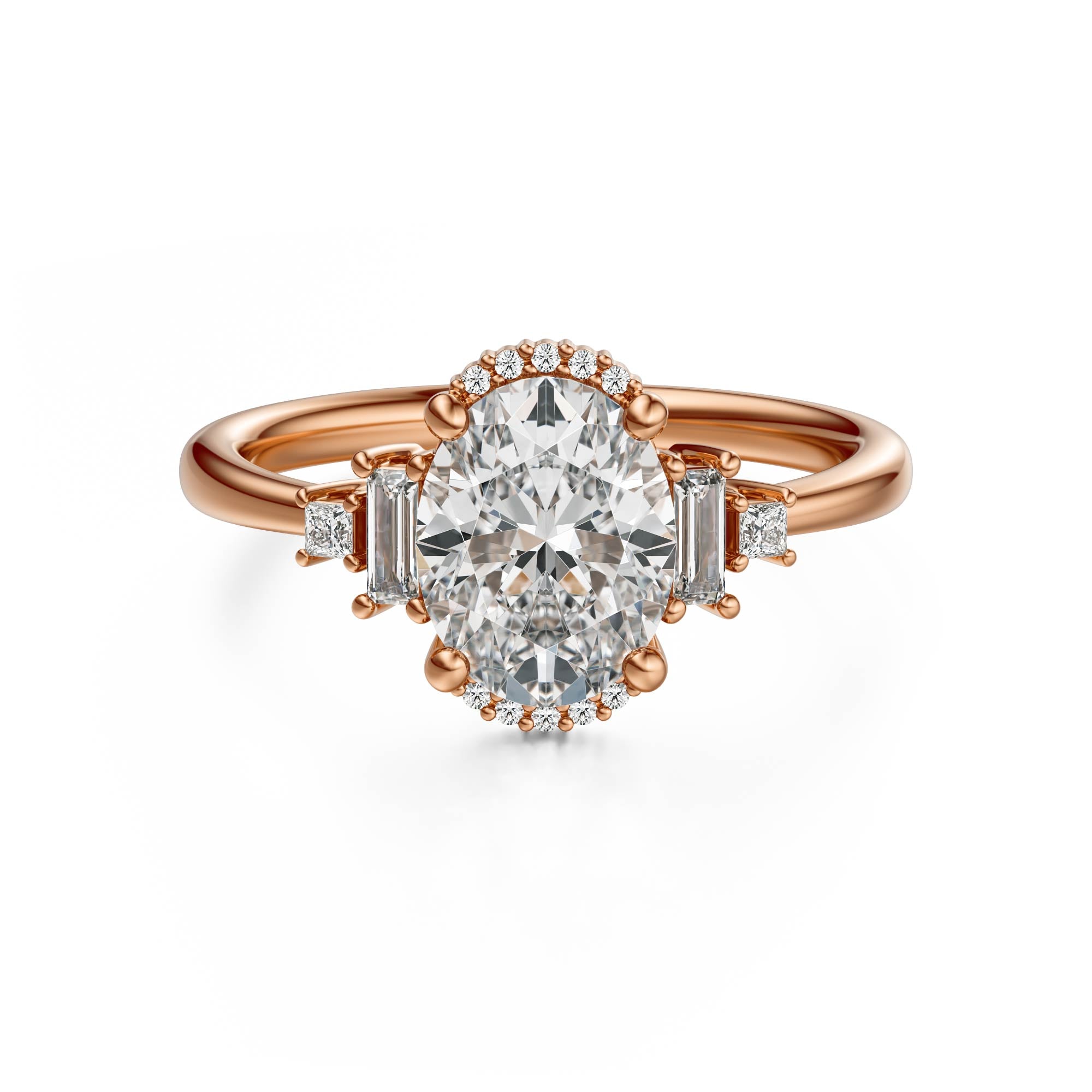 The Sura Ring | Oval | Setting Only