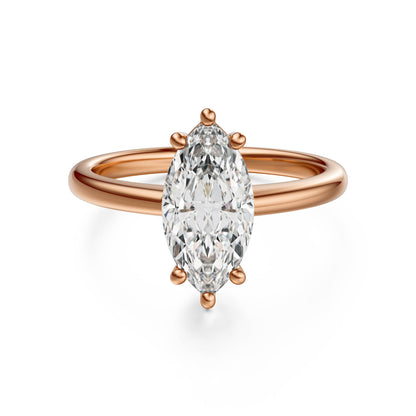 The Thalassa Ring | Marquise | Setting Only - Lavender Creek Gems 
