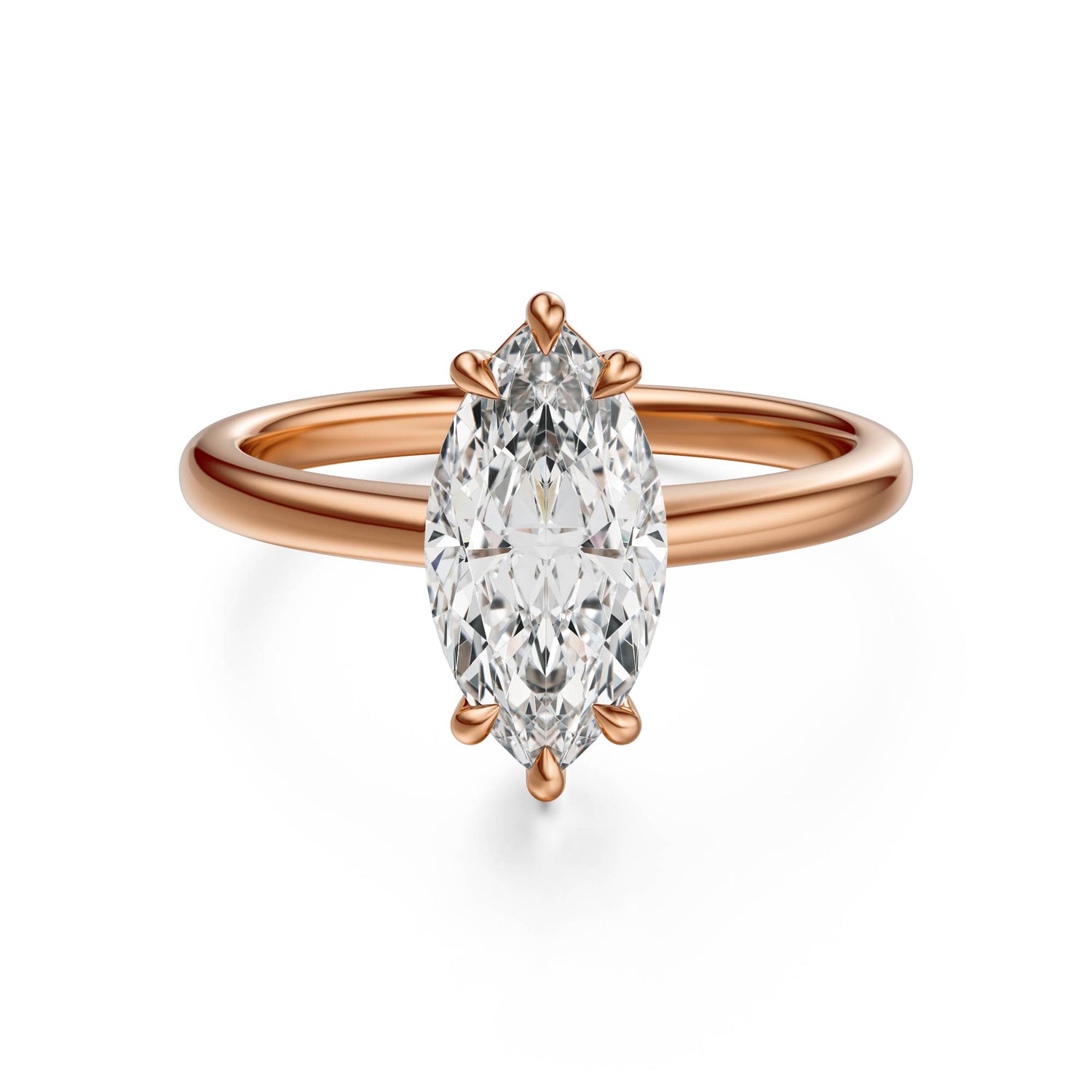 The Thalassa Ring | Marquise | Setting Only - Lavender Creek Gems 