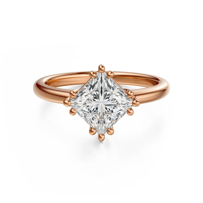 The Thalassa Ring | Princess | Setting Only - Lavender Creek Gems 