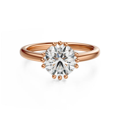 The Thalassa Ring | Round | Setting Only - Lavender Creek Gems 
