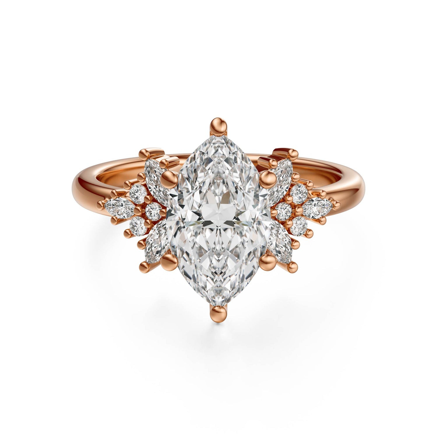The Veraine Ring | Marquise | Setting Only