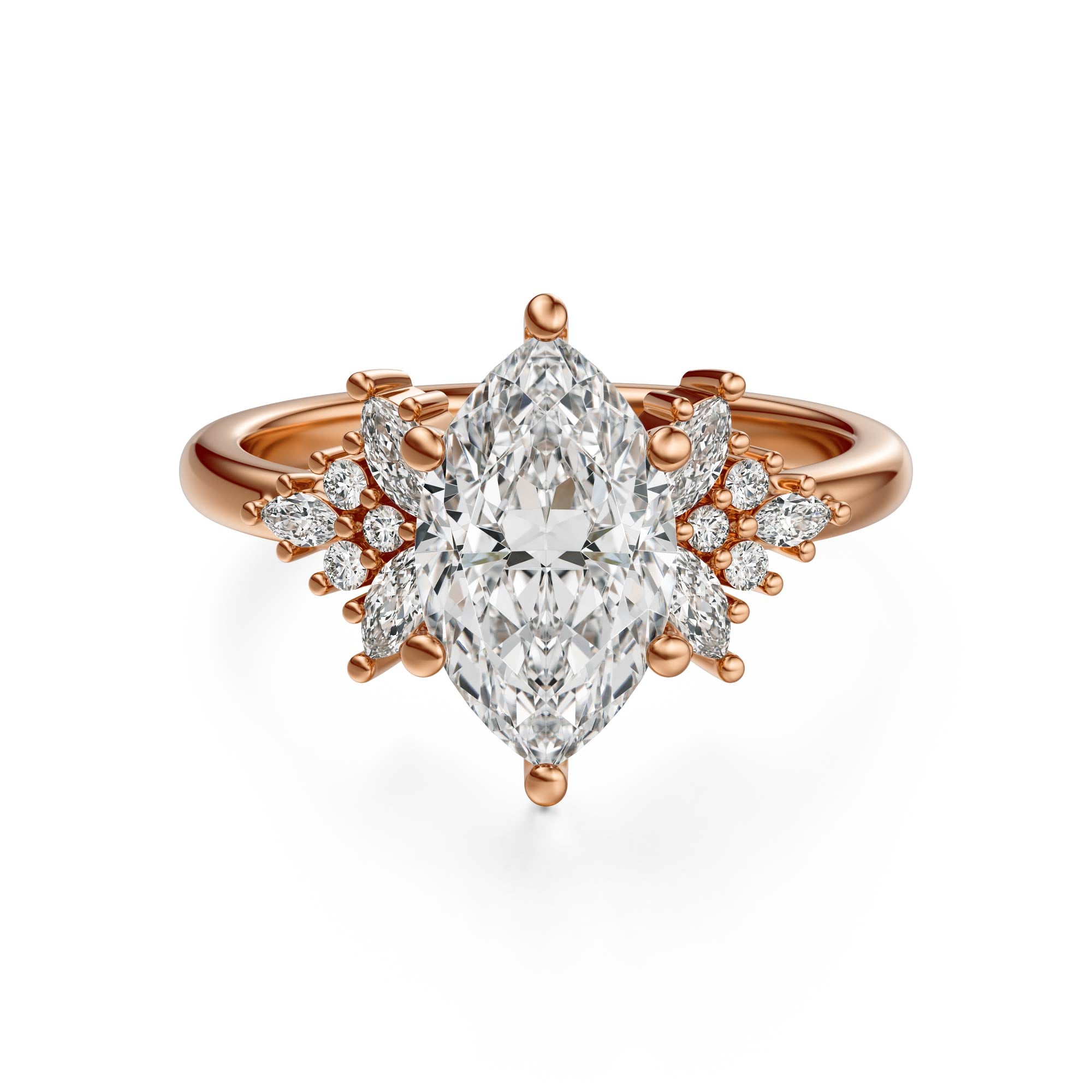 The Veraine Ring | Marquise | Setting Only