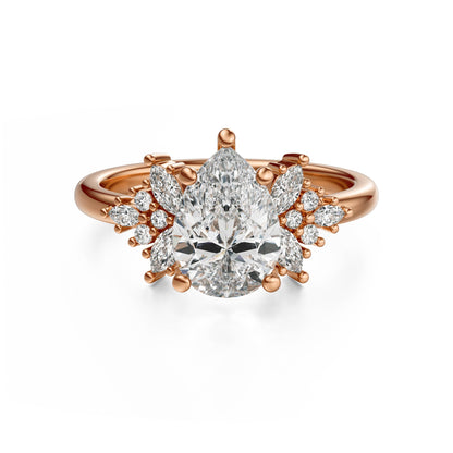 The Veraine Ring | Pear | Setting Only