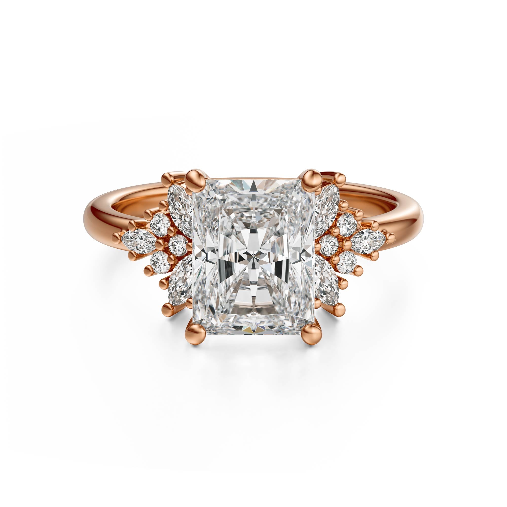 The Veraine Ring | Radiant | Setting Only