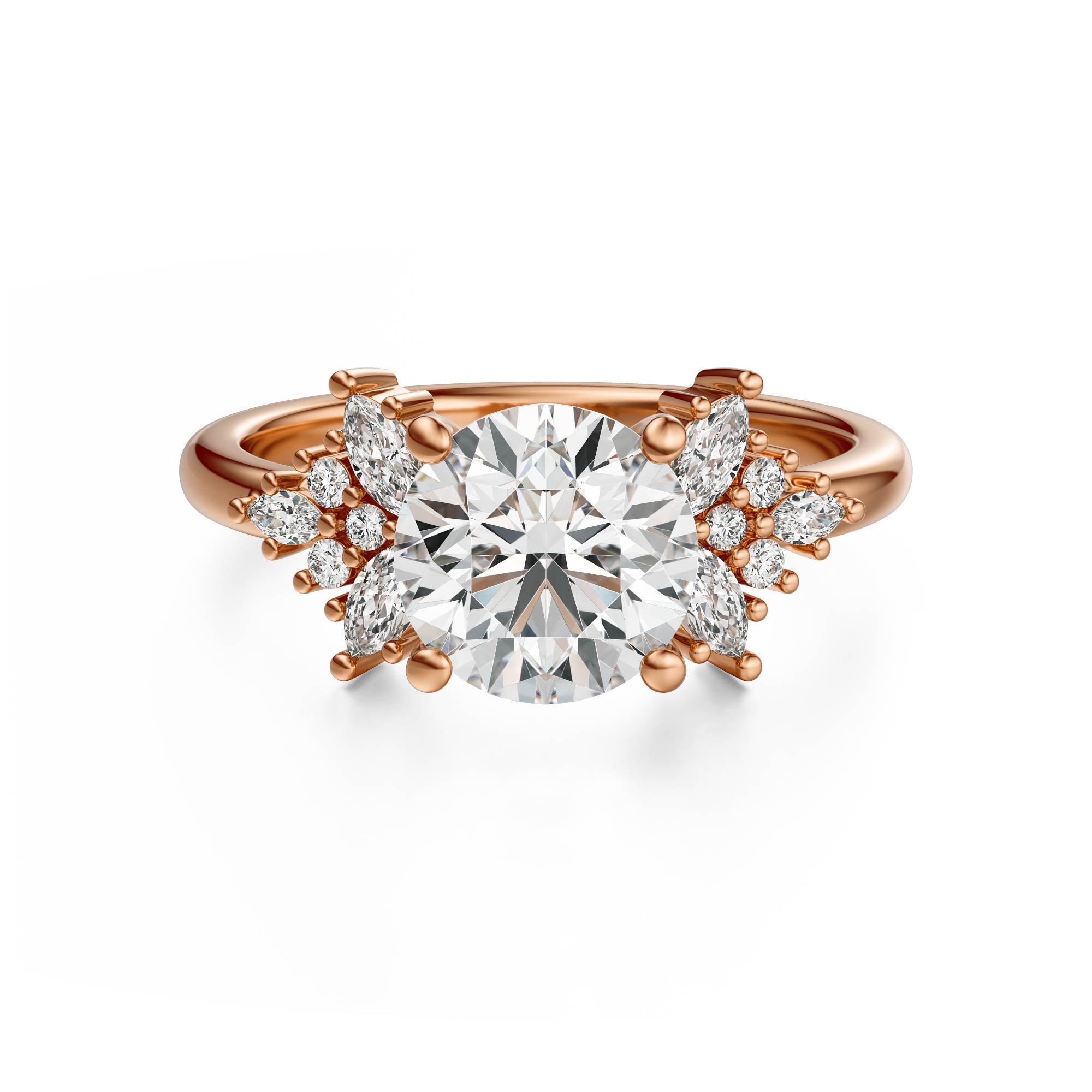 The Veraine Ring | Round | Setting Only