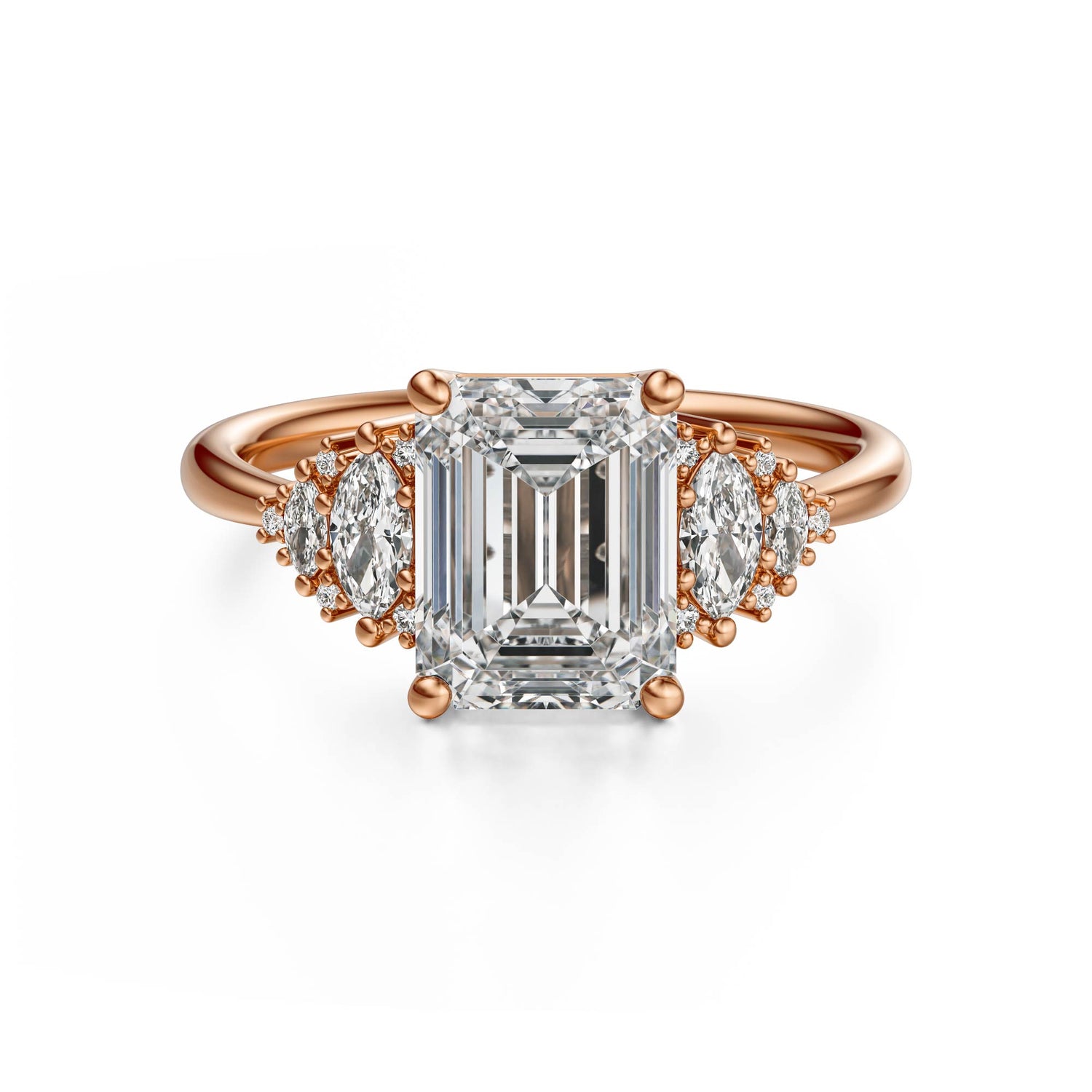 The Vivienne Ring | Emerald Cut
