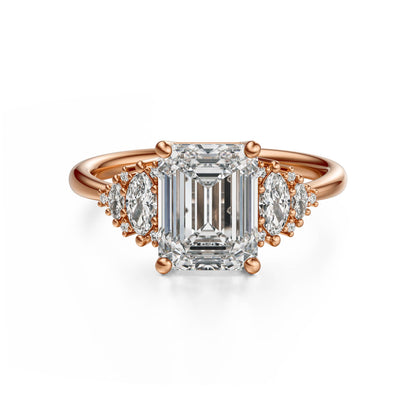 The Vivienne Ring | Emerald Cut