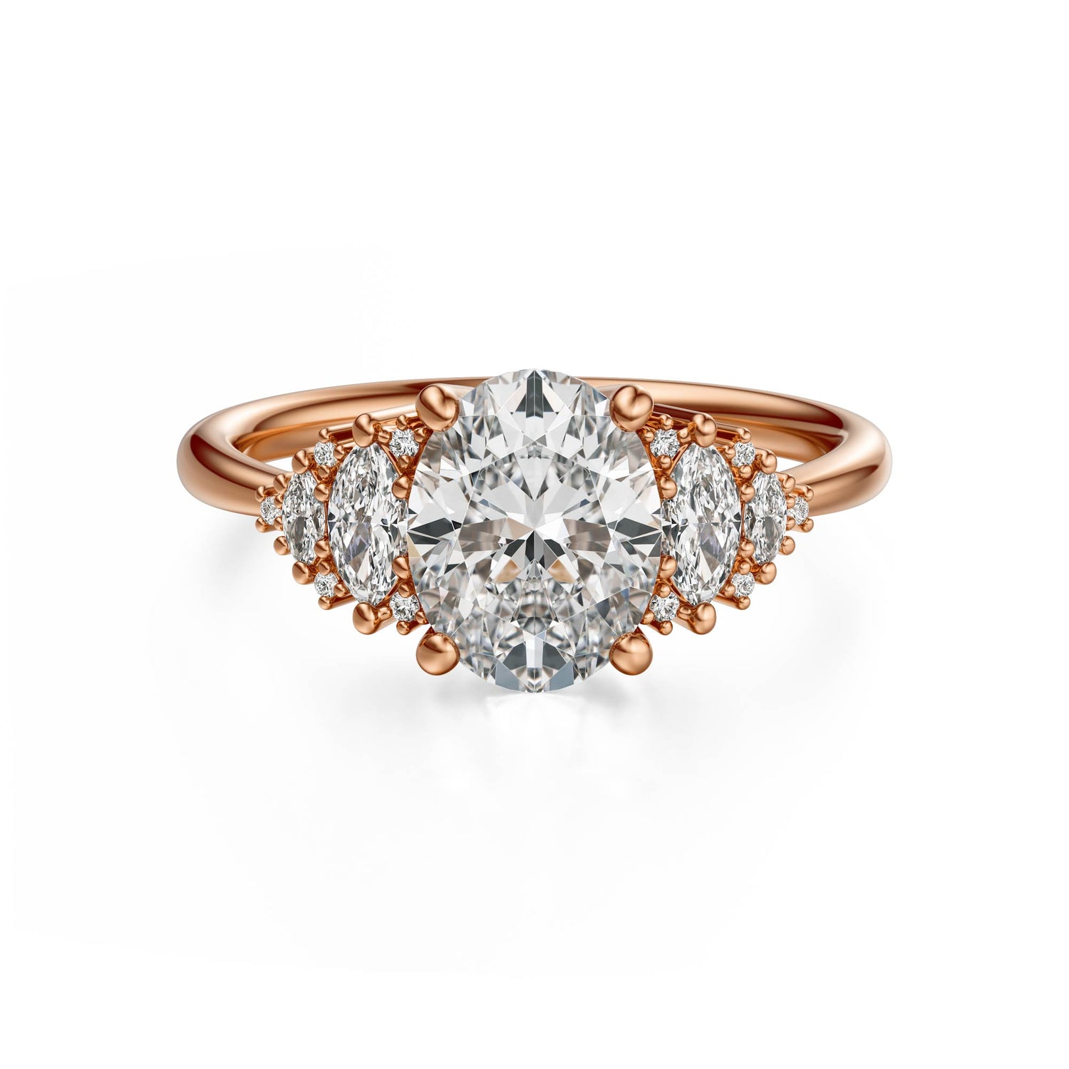 The Vivienne Ring | Oval | Setting Only