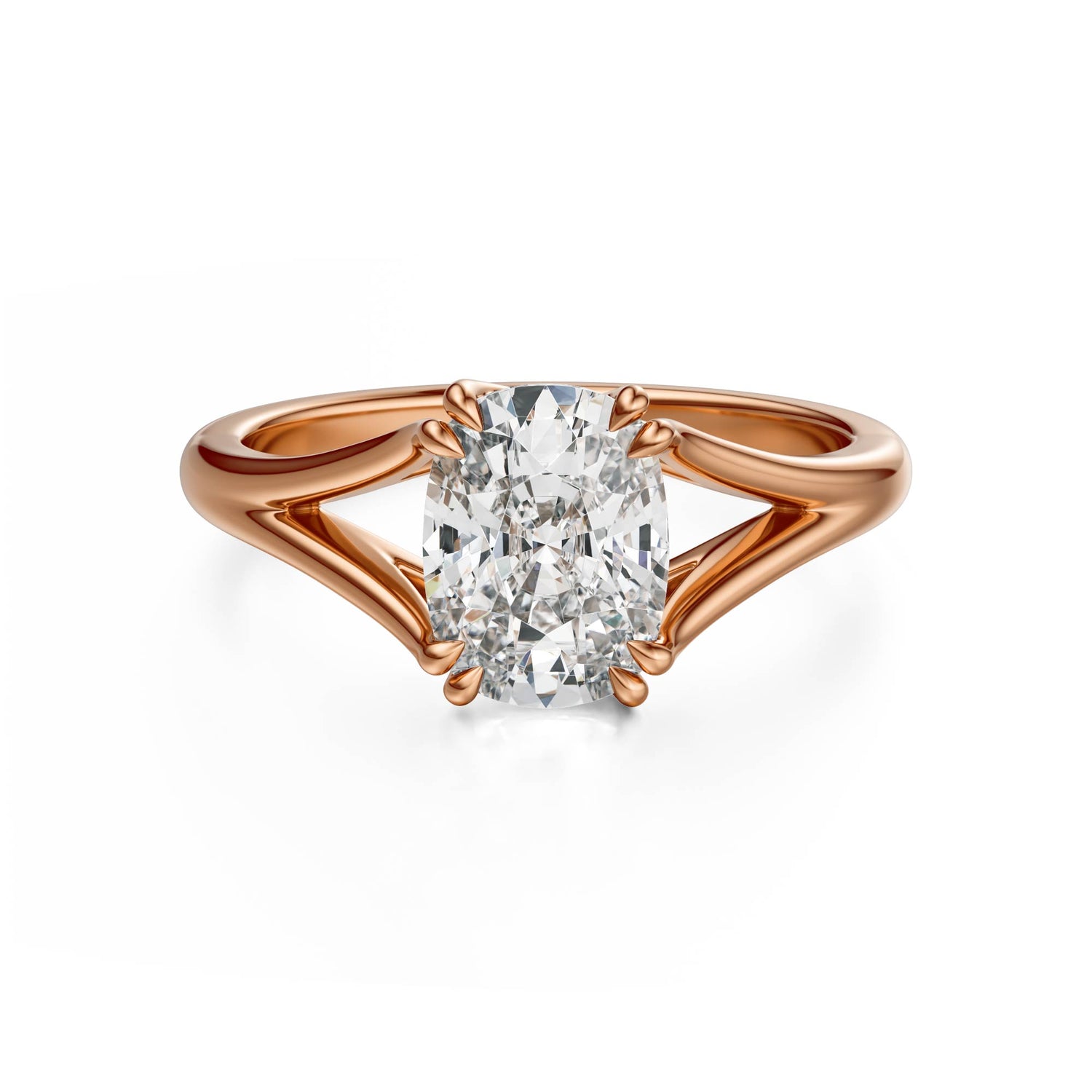 The Weaver Ring | Elongated Cushion | Setting Only - Lavender Creek Gems 