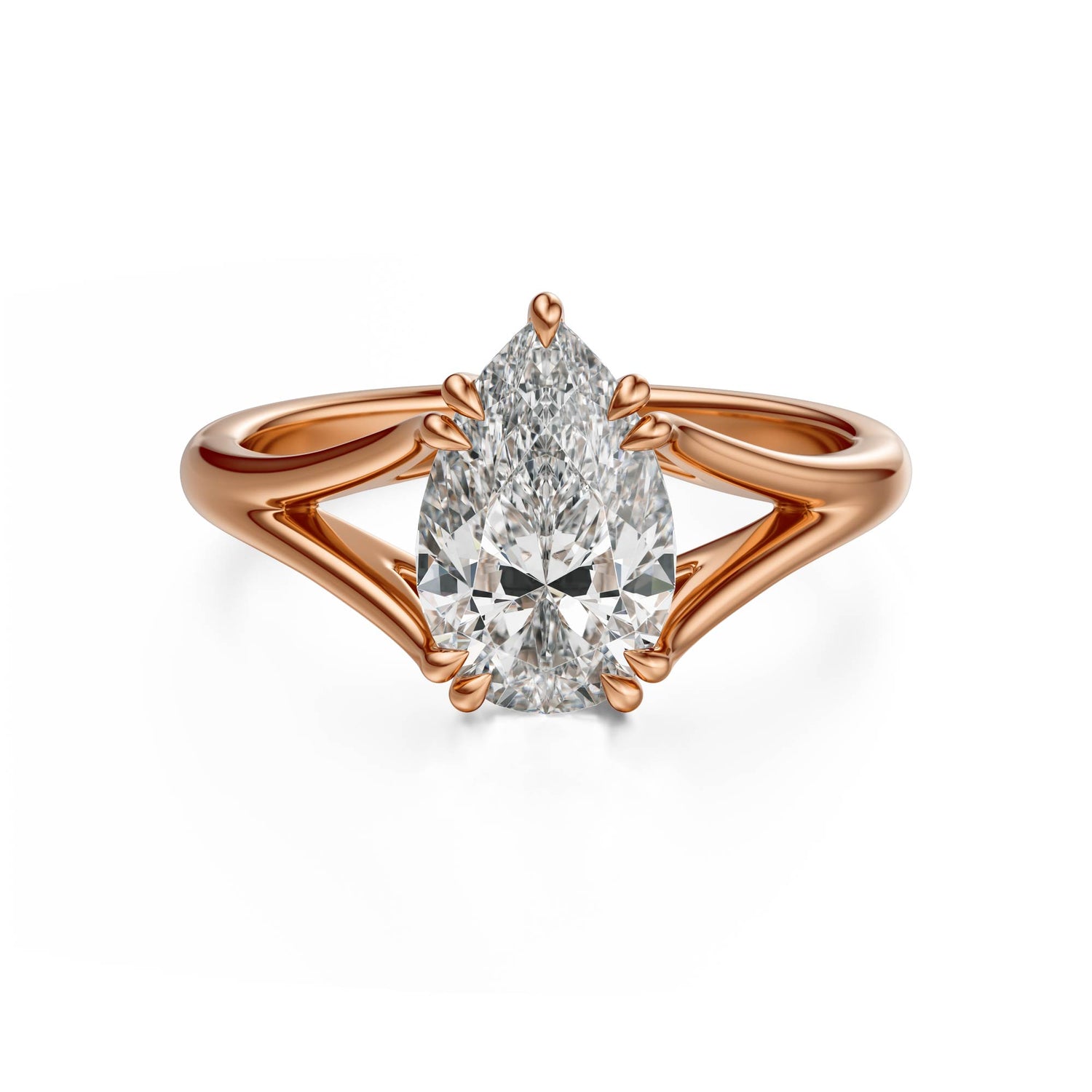 The Weaver Ring | Pear | Setting Only - Lavender Creek Gems 