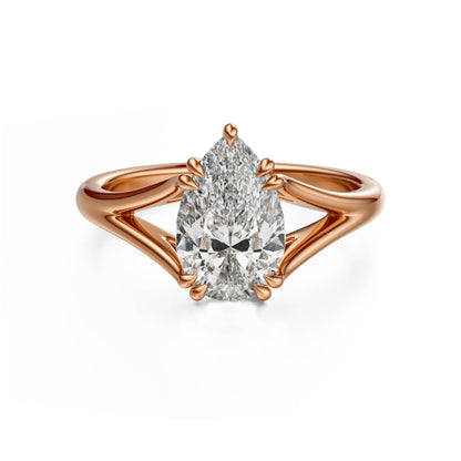 The Weaver Ring | Pear | Setting Only - Lavender Creek Gems 