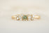The Verity Ring - Green Sapphire - Lavender Creek Gems 