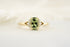 The Serendipity Ring - 1.6 CT Cushion Green Sapphire - Lavender Creek Gems 