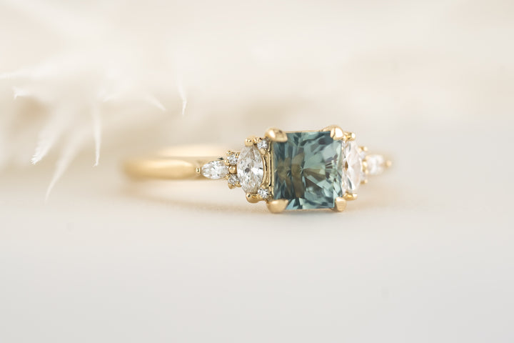 The Maeve Ring - 1 .37 CT Regal Radiant™ Montana Sapphire