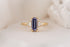 The Mira Ring | 1.44 CT Emerald Cut Purple Sapphire - Lavender Creek Gems 