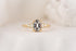 The Mira Ring | 1.69 CT Oval Silvery Blue Sapphire - Lavender Creek Gems 