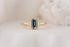 The Mira Ring | 1.22 CT Emerald Cut Pale Blue Sapphire - Lavender Creek Gems 