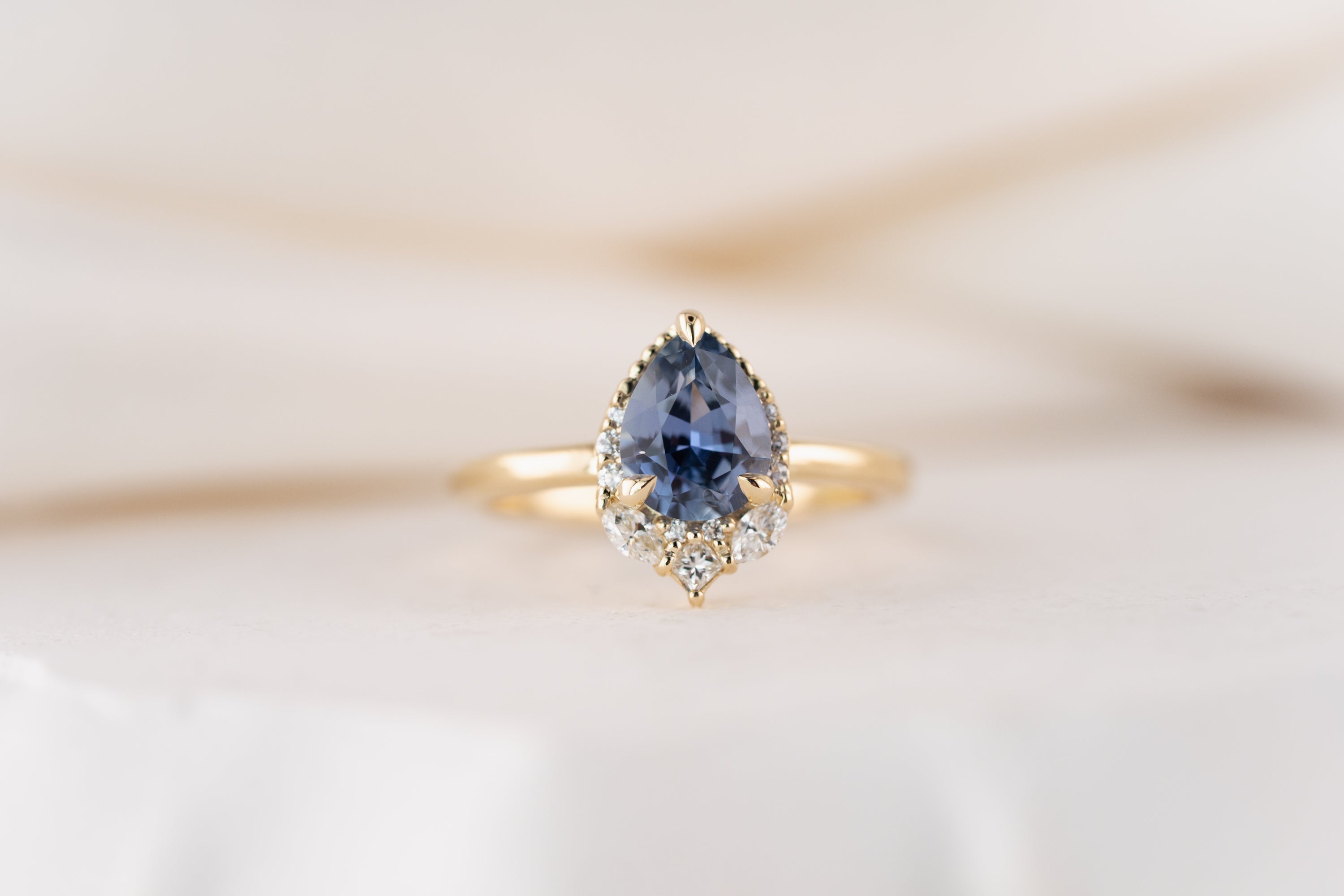 The Charlotte Ring | 1.54 Blue Sapphire