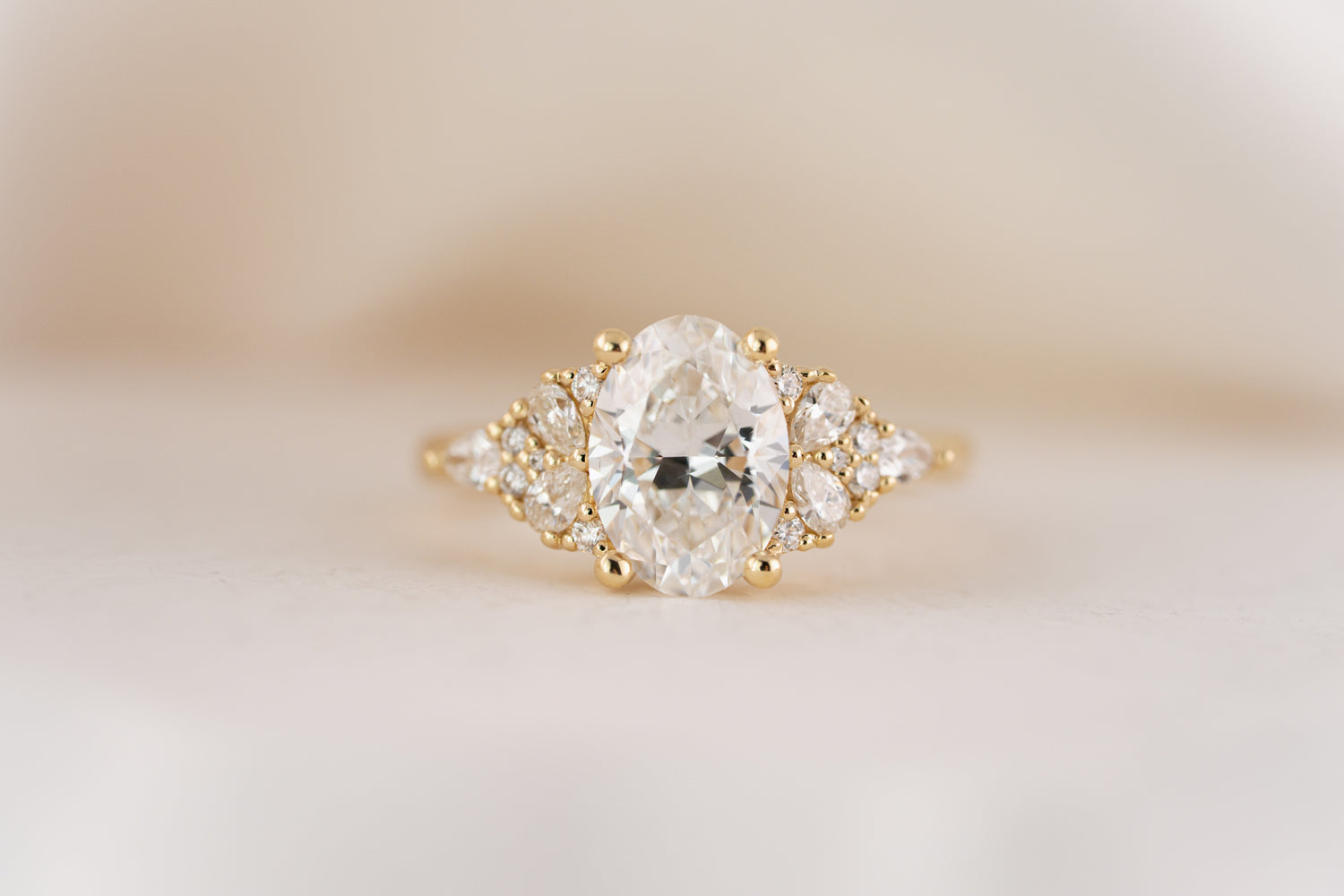 The Aetheria Ring | 1.95 CT Oval Diamond