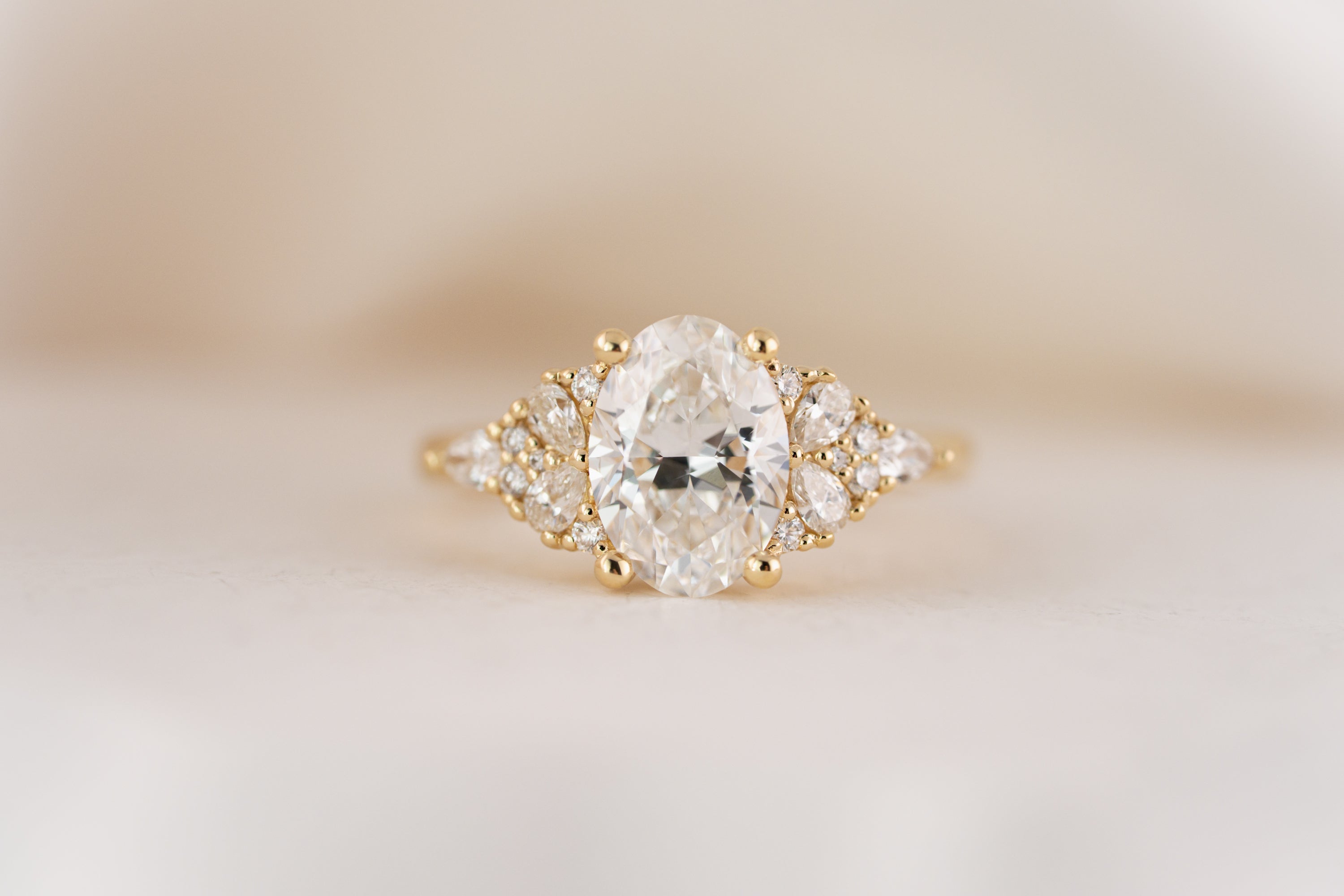 The Aetheria Ring | 1.95 CT Oval Diamond