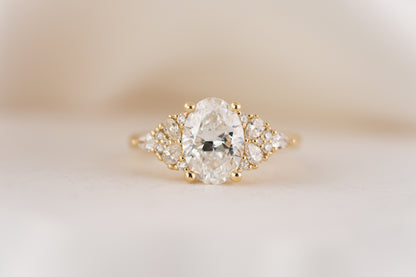 The Aetheria Ring | 1.95 CT Oval Diamond