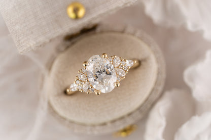 The Aetheria Ring | 1.95 CT Oval Diamond