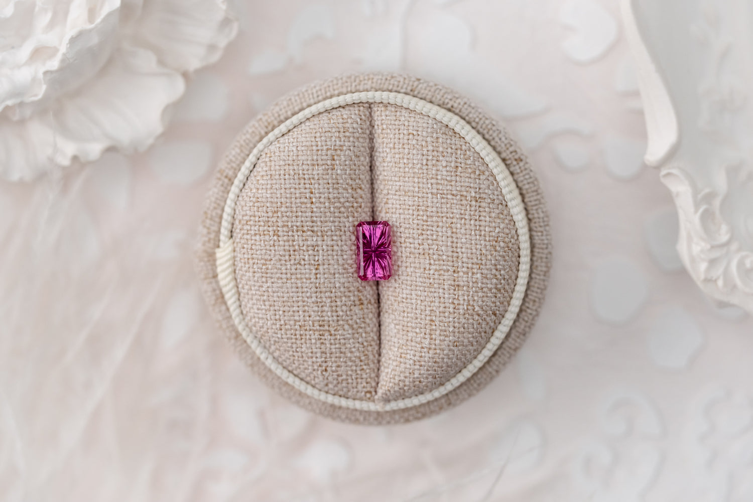 1.36 CT Rectangular Starbrite™ Cut Pink Sapphire