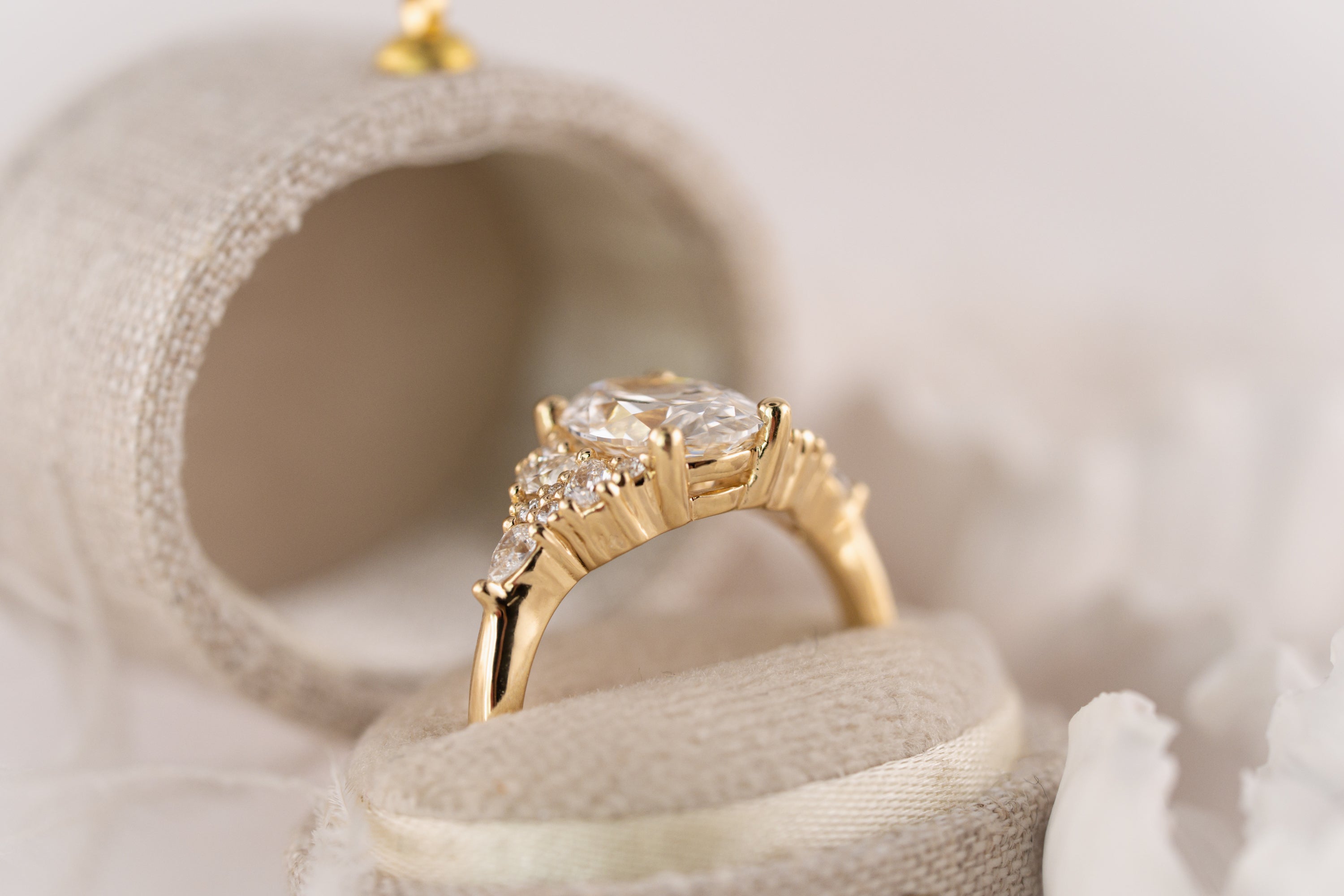 The Aetheria Ring | 1.95 CT Oval Diamond