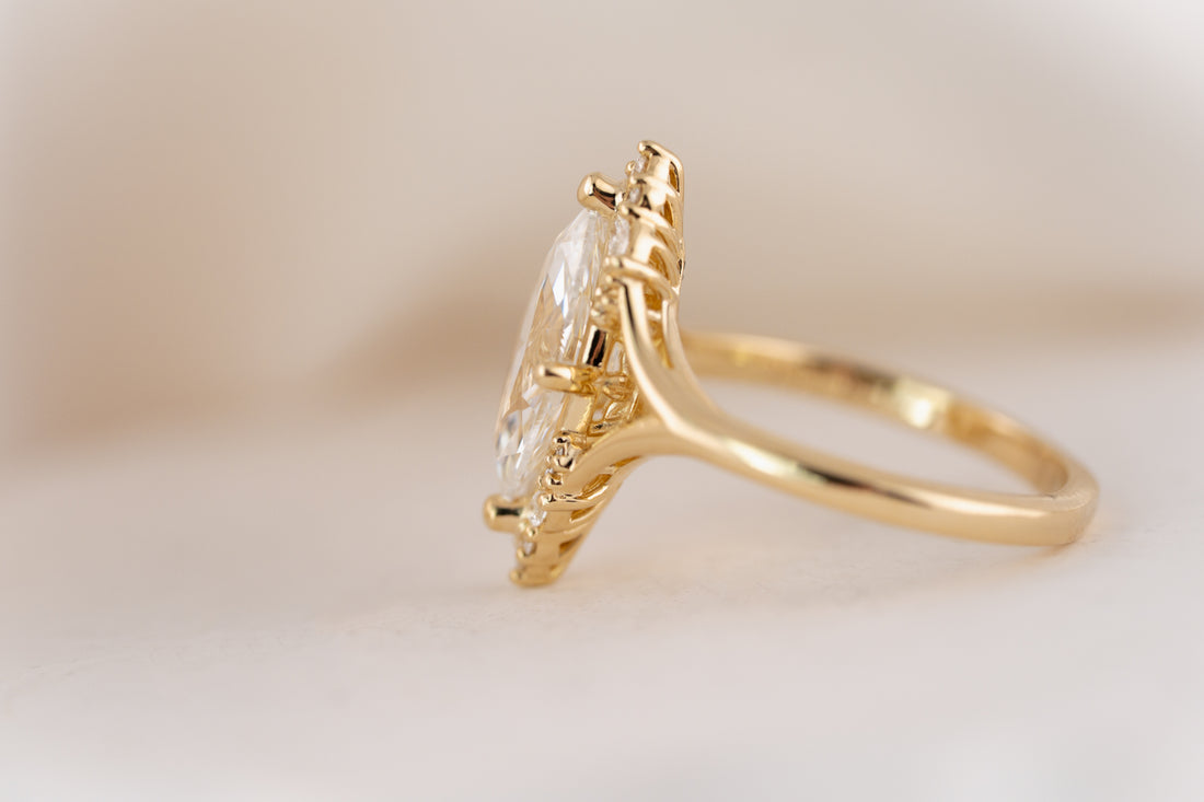 The Everlight Ring | 2 CT Marquise Diamond - Lavender Creek Gems