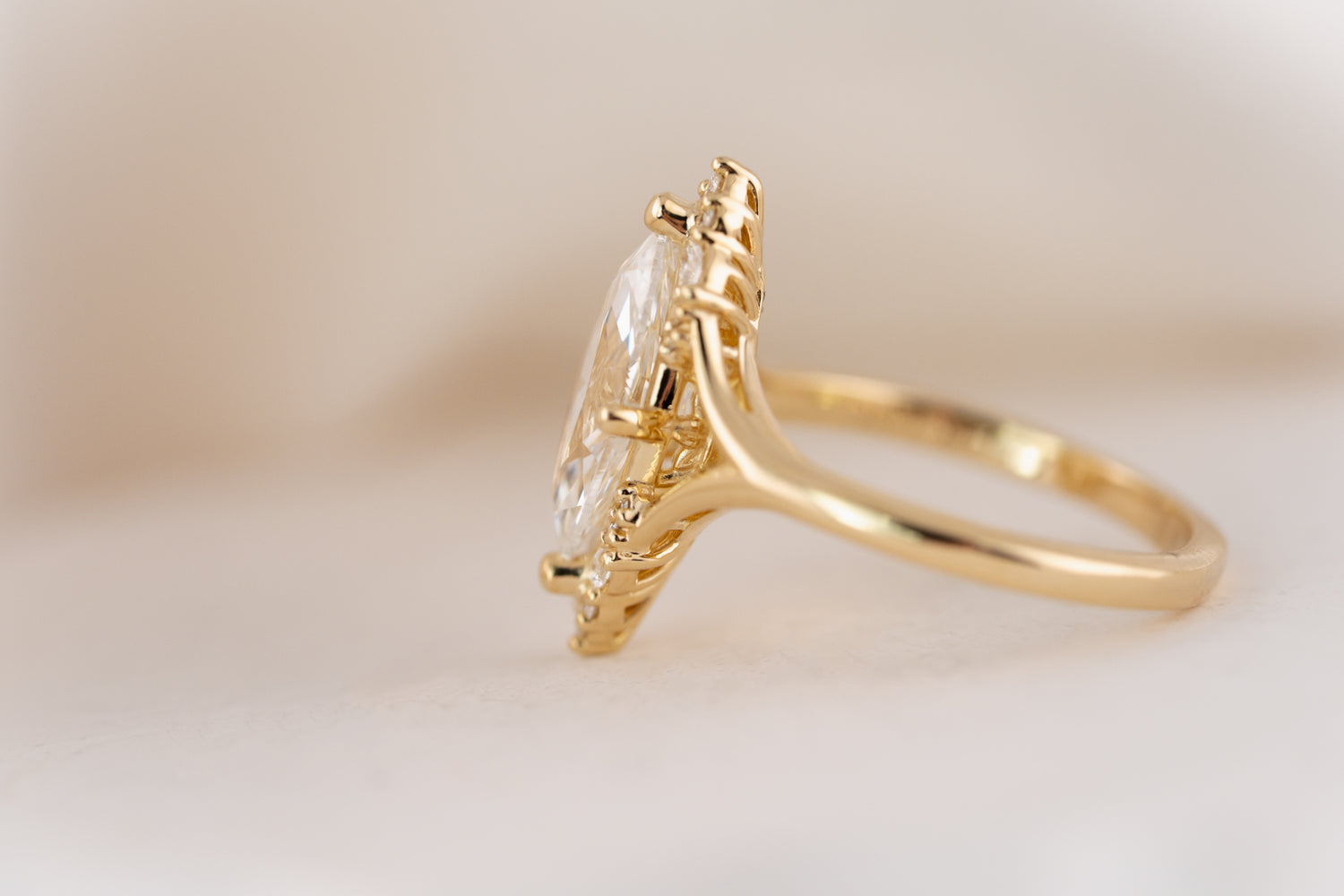 The Everlight Ring | 2 CT Marquise Diamond