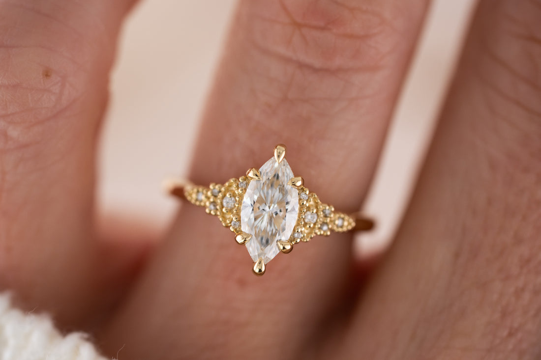 The Art Deco Maeve Ring | 1 CT Marquise Diamond