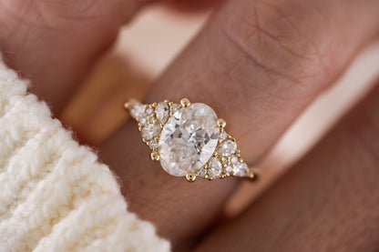 The Aetheria Ring | 1.95 CT Oval Diamond