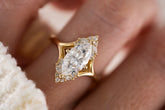 The Everlight Ring | 2 CT Marquise Diamond - Lavender Creek Gems 