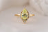 The Charlotte Ring | 2.56 CT Pear Yellow Chrysoberyl - Lavender Creek Gems 