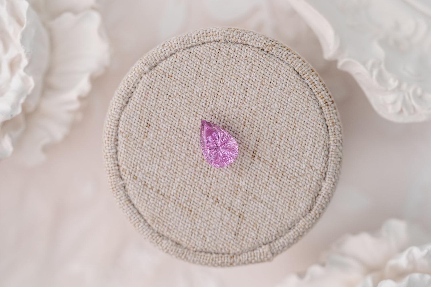 3.01 CT Pear Starbrite™ Cut Pink Sapphire