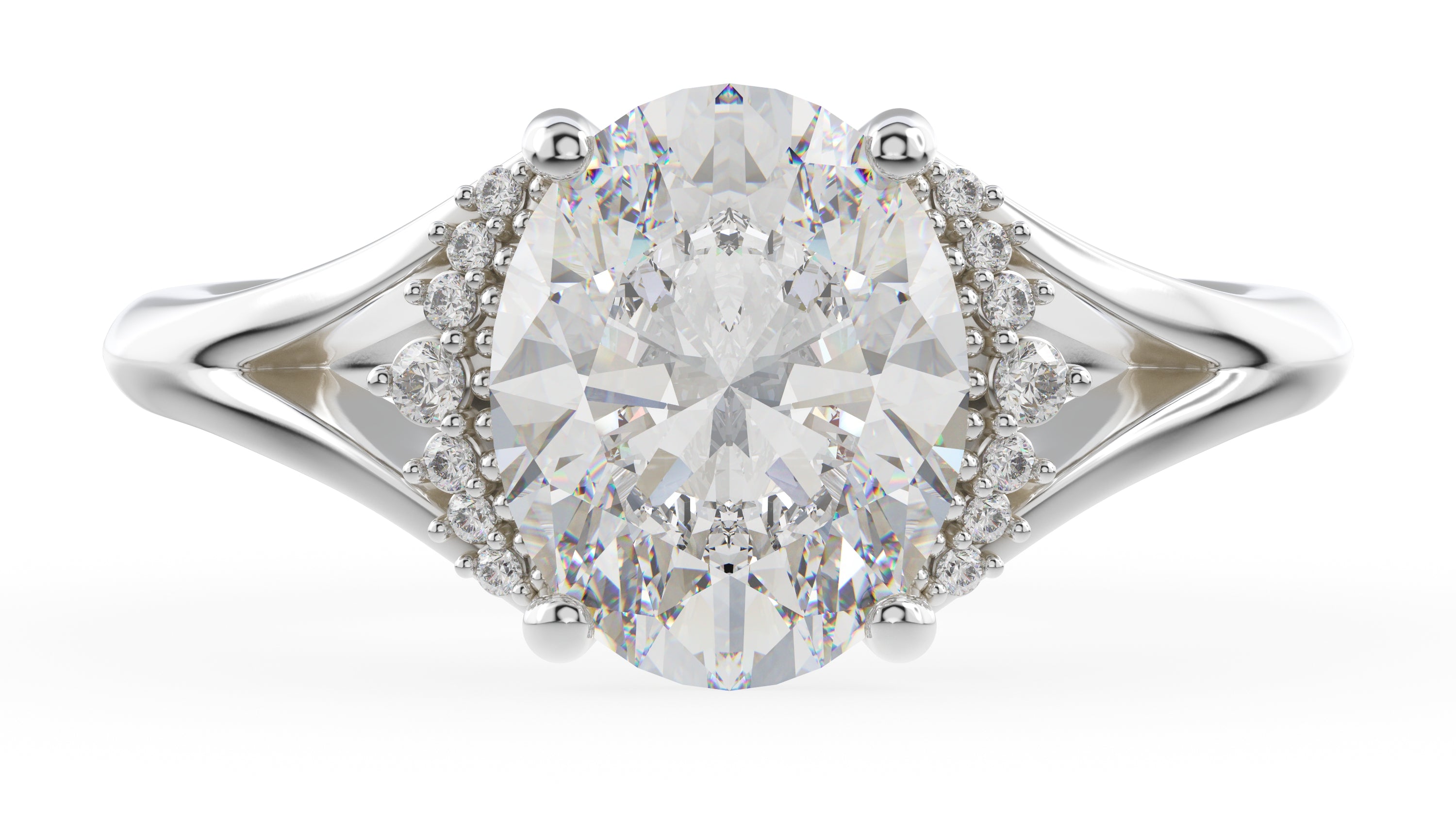 The Serendipity Ring | Oval | Setting Only - Lavender Creek Gems 